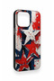 iPhone 15 Pro Max Compatible Star Flag Pattern Silicone Case - 3