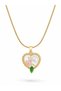 316L Steel Artistic Portrait Model Gold Color Women's Necklace