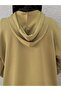 Çağıl Self-Stripe Kangru Pocket Hooded Sweatshirt-Mf1832 Pistachio Green - 5