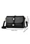 Women's Versatile PU Leather Shoulder Bag, Ladies Multi-pocket Crossbody Bag Sling Bag Side Bag - 7