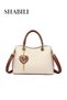 Women's Versatile Contrast Color Shoulder Bag, Ladies Large Capacity Crossbody Bag Handbag Tote Bags Clutch Bag
