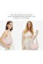 pink colour Shoulder Bag for Women Small Puffer Purses Crossbody Bag, Lightweight Fluffy Hobo Handbag Puffy Pouch - 2