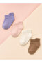 Cotton Baby Booties Socks / Seamless Toe / Set of 4 - 3