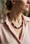Handmade Burgundy Sand Beaded Special Design Necklace