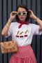 Unisex Oversized T-Shirt Sweet Cherry Cherry Printed Black / White - 5