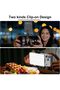 60 LED High Power Rechargeable Clip Fill Video Light with Front & Back Clip, 3 Light Modes - 3