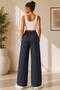 Modal Front Detailed Wide Leg Sweatpants - 3