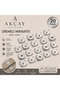 Magnetic Snap Buttons, Clothing Snap Buttons, Bag Snap Buttons, Wallet Snap Buttons 20 Pieces - 2