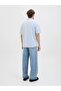 Blue Striped Men's T-Shirt 12285711 - 3