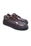 Gray-Brown Genuine Leather Men's Shoes
