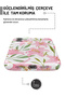 iPhone 12 Pink Flower Protect Slim Glossy Full Covering Print Camera Protected Phone Case - 3