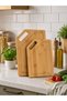 Set of 2 Bamboo Cutting Boards - Large - Small Size Bamboo Chopping Board