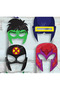 18 Pieces Superhero Concept Paper Party Mask Superhero Birthday Decoration - 5