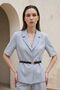 سترة MY FASHION ذات ياقة شال وحزام - 3