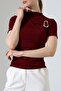 Women's Sandy Buckle Draped Blouse - 4