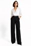 Black Shk3003 Women's Silver D Buckle Thin Waist Belt - 2