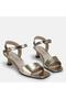 Large Size Women's Heel Sandals 41-42-43-44-Gold - 2