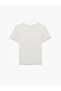 Slim Fit Crew Neck Short Sleeve Basic T-Shirt - 2