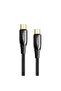 كابل USB-C إلى USB-C للشحن السريع بقوة 100 واط، طول 1.2 متر، مصنوع من سبائك الزنك، ماركة: