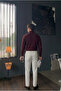 Men's High-Neck Sweater - Lycra Cotton Ribbed Knit Sweater - 3