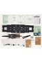 TV Wall Mount Swivelling, Tilting, Extendable (TV Wall Mount 32-84 Inches, VESA 100 x 100 to VESA 600 x 400, up to 50 kg, 2 Arms, 3 Joints, with Fischer Dowels and Drilling Template) Black - 3