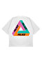 Unisex Women's Men's Palace Mix Front Back Written Logo Front Printed Oversize Thick Fabric Relaxed Cut Cotton T-Shirt - 3