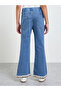 Teen Girls Flared Jeans with Lace Hem - 4