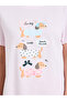 Pink Graphic Dog Print T-Shirt and Checked Pyjama Set - 3