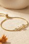 Magnolia Flower Model Adjustable Bracelet - 4