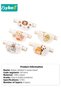 5-Piece Baby Sweat Absorbent Towel, 100% Cotton Baby Towel, Infant Back Towels, Back Wet Pad Wipes for Children Playtime and Kindergarten Activities - 8