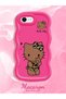 iPhone 8 Compatible Case Camera Protector Red Silicone Couple Phone Case Kitty Pattern - 2
