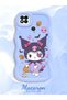 Redmi 10A Compatible Case Camera Protector Blue Silicone Couple Phone Case Cartoon Pattern - 2
