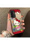 Samsung Galaxy A26 Compatible Silicone Edge Hard Back Case Couple Phone Case with Kitty Pattern - 3