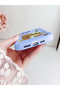 Redmi Note 14 4g Compatible Case Camera Protector Blue Silicone Couple Phone Case Kitty Pattern - 4