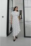 Women's Off-Shoulder Polka Dot Stylish Dress