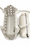 Women's Knitted Patterned Beige Hand and Shoulder Bag with Cross Strap Premium Design - 8