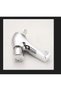 Washbasin Faucet Chrome Plated Push Button Self-Closing Water Saving Delay Action Tap,Chrome Brass Bathroom Faucets for Public Sinks - 5