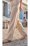 Natural Oxylinen Women's Wide Leg Pants - 4