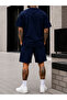 Men's Oversize Printed Shorts Set Casual and Sporty Style - 3