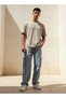 Men Regular Fit Crew Neck Short Sleeves Typographic Print T-shirt - 3
