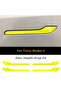 Special Cut Tesla Logo Door Handle Sticker Set for Tesla Model 3 - Model Y (Set of 4) - 2