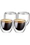 Best-Encounter 6 Pieces Double Wall Glasses Coffee Cup, Medium 250ml, Unknown, Transparent - 2