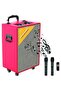 Portable Super Bass Trolley Speaker with 4000mAh Battery & Wired Mic Support