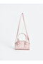 Leather look women's shoulder bag