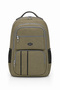 Unisex Canvas Fabric School Bag with Laptop Compartment, Daily Sports Travel Backpack - 3