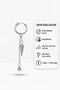 Unisex Compression Steel Hoop Earrings with Pendulum and Ball Dangle, No Hole Earrings