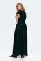 Drawstring-detail ramie dress - 3