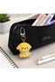 Puffy Pati Yellow Plush Dog Charm Keychain Cute Bag Accessory Gift - 2