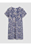 Original Collar Patterned Dress