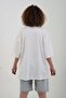 White Passion Printed Oversize Tshirt - 6